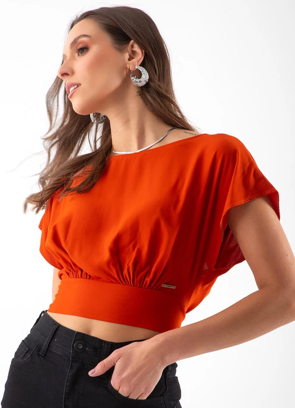 Colcci - Blusa Laranja 6