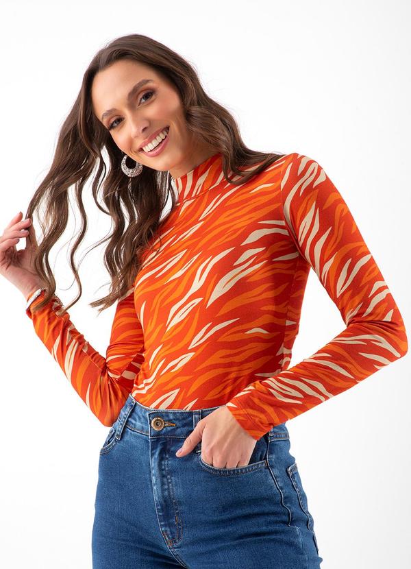 Colcci - Blusa Laranja