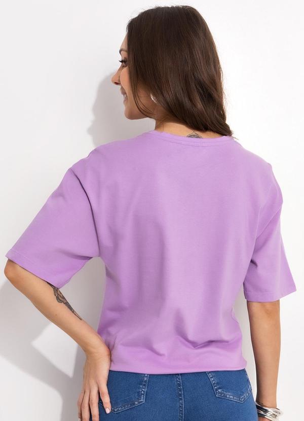 Bimini - Blusa Lavanda em Malha de Algodão 2