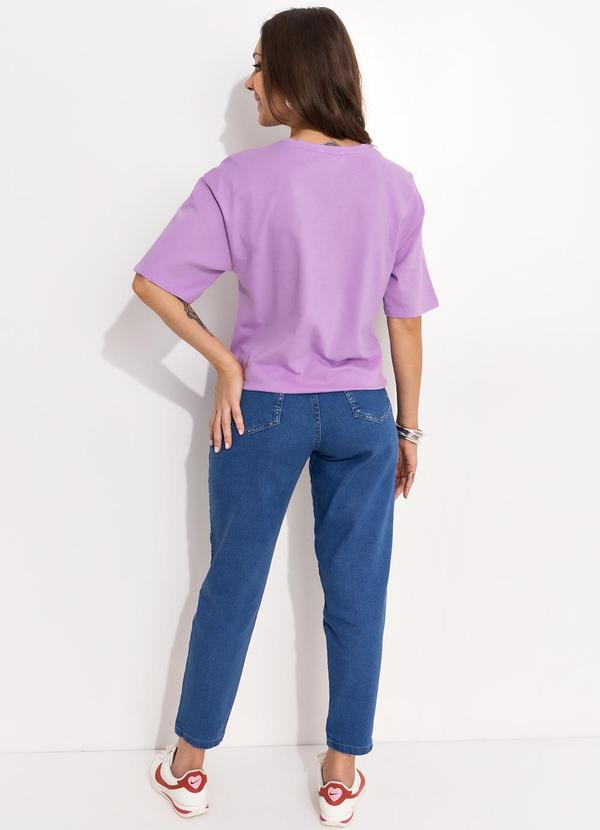 Bimini - Blusa Lavanda em Malha de Algodão 4