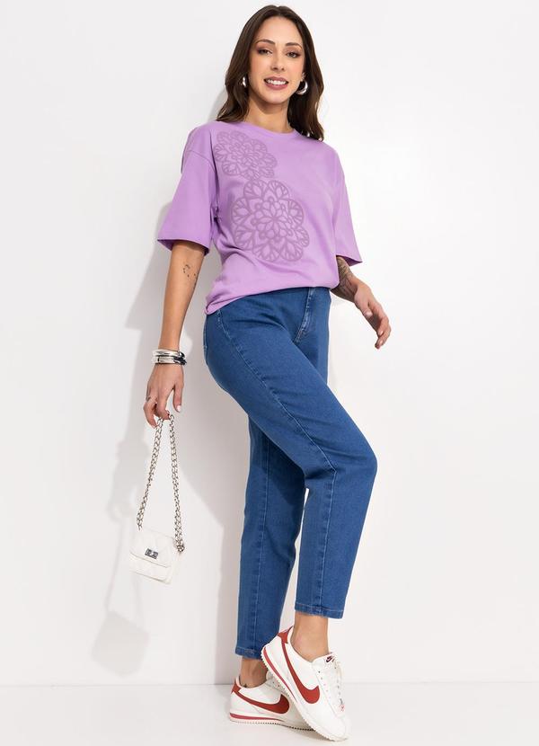 Bimini - Blusa Lavanda em Malha de Algodão 5