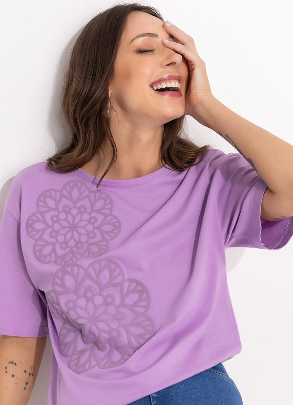 Bimini - Blusa Lavanda em Malha de Algodão 6
