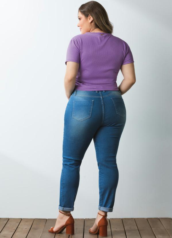 Outlet - Blusa Lilás com Detalhe Ajustável 9