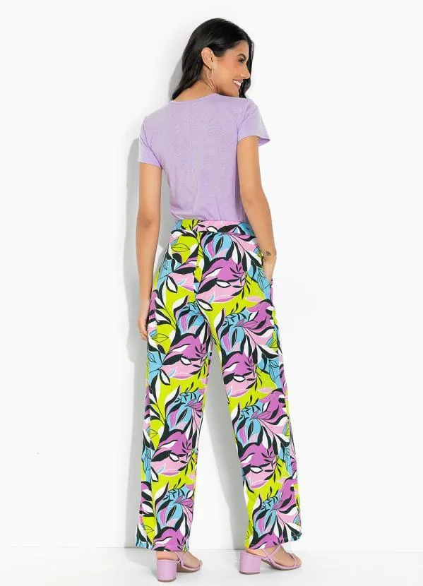 Moda Pop - Blusa Lilás com Estampa Localizada 5