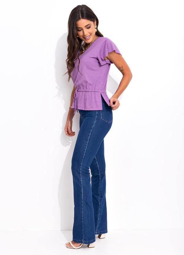 Bimini - Blusa Lilás em Poliviscose 4