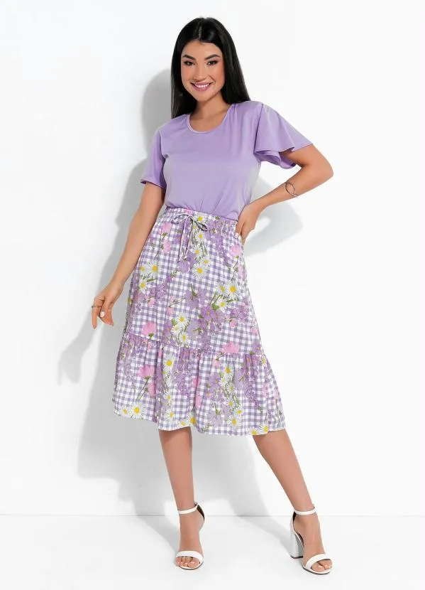 Rosalie - Blusa Lilás Gota Decote Costas 3