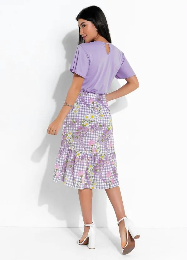 Rosalie - Blusa Lilás Gota Decote Costas 4