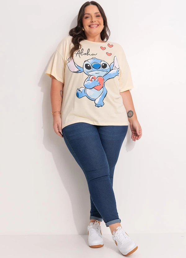 Disney - Blusa Lilo & Stitch Amarelo 3