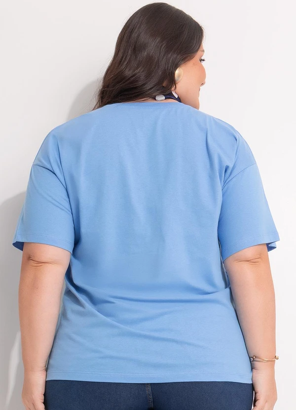 Disney - Blusa Lilo & Stitch Azul 2