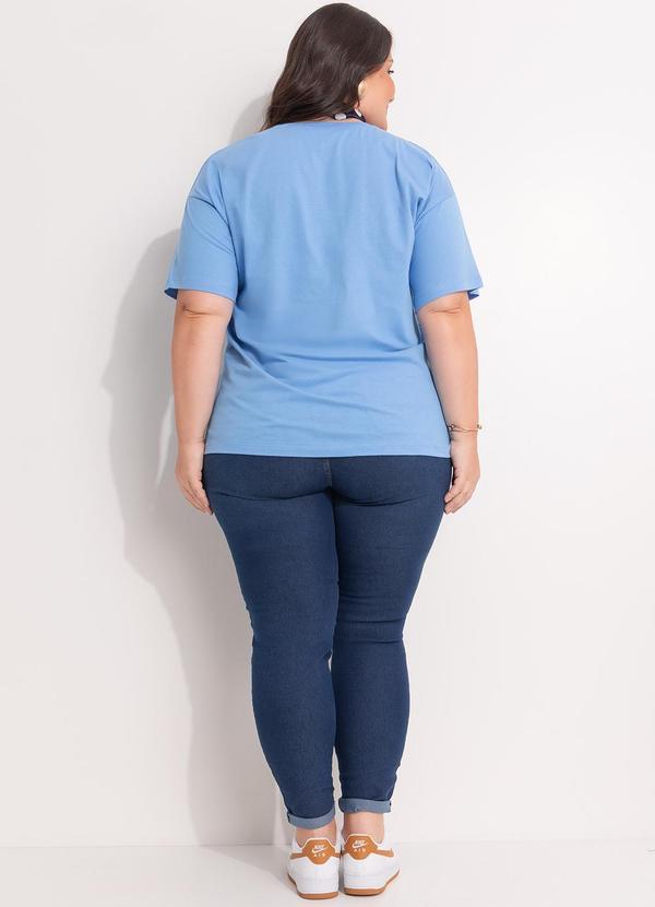 Blusa Lilo & Stitch Azul 4