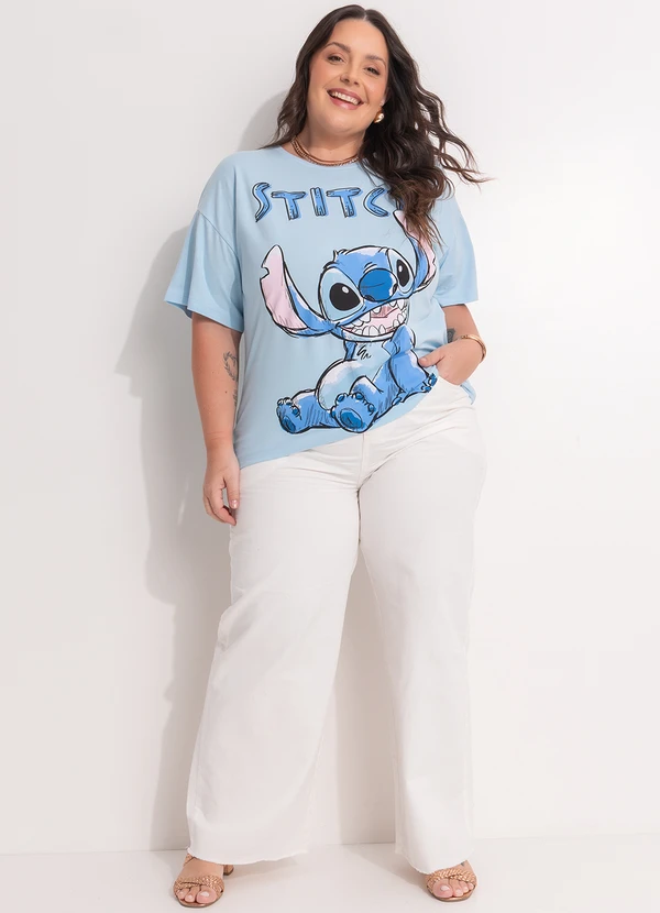 Disney - Blusa Lilo & Stitch Azul 3
