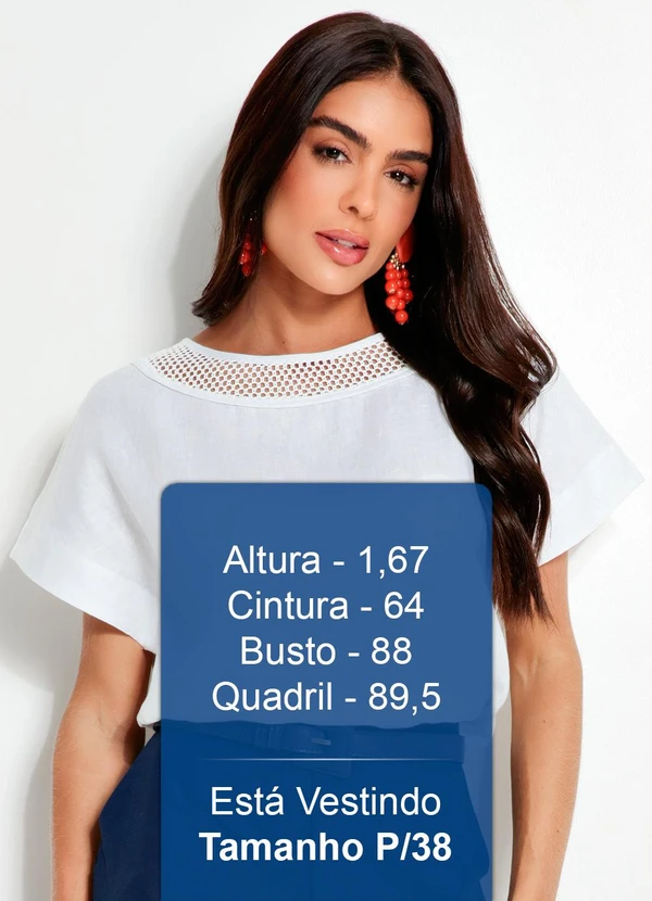 Souq - Blusa Linho Off White 5