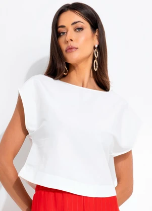 Colcci - Blusa Linho Off White - COLCCI