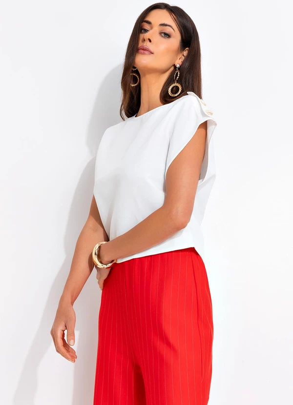 Colcci - Blusa Linho Off White 7