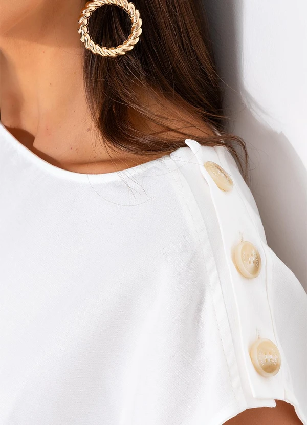 Colcci - Blusa Linho Off White 8