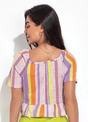 Moda Pop - Blusa Listra Home em Malha - MODA POP