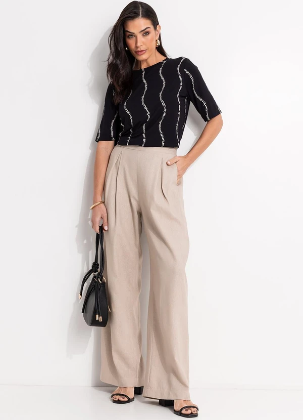 Quintess - Blusa Listra Renovada em Malha de Viscose 9