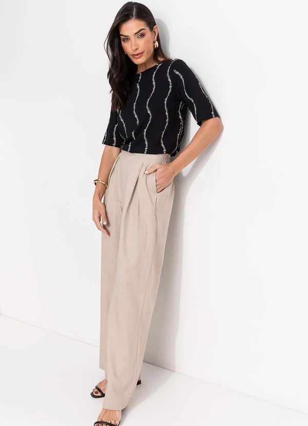 Quintess - Blusa Listra Renovada em Malha de Viscose 6