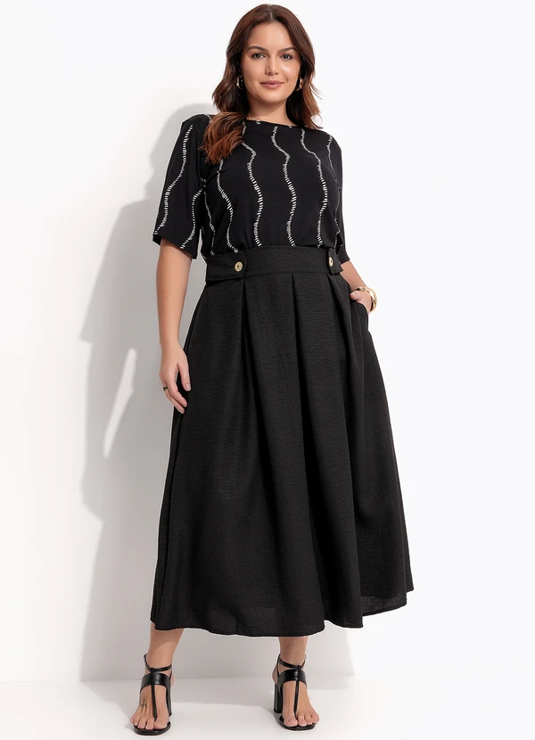 Quintess - Blusa Listra Renovada em Malha de Viscose 2