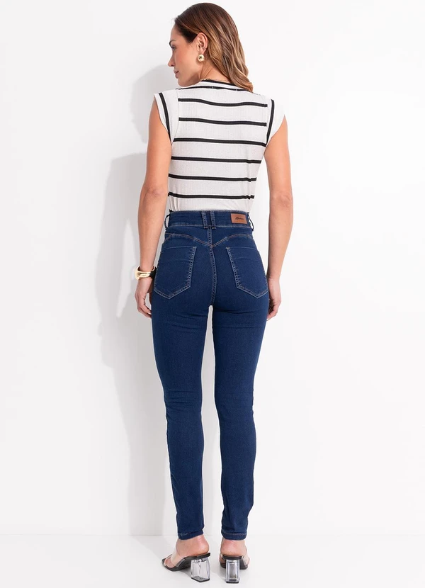 Bimini - Blusa Listrada Bege 5