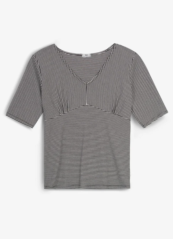 bonprix - Blusa Listrada em Canelado 6