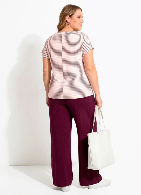 Quintess - Blusa Listrada em Malha Canelada 11