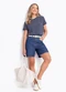 Quintess - Blusa Listrada em Malha de Algodão - variação: Listrada
