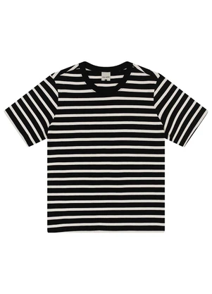 Malwee - Blusa Listrada Navy Preto - MALWEE