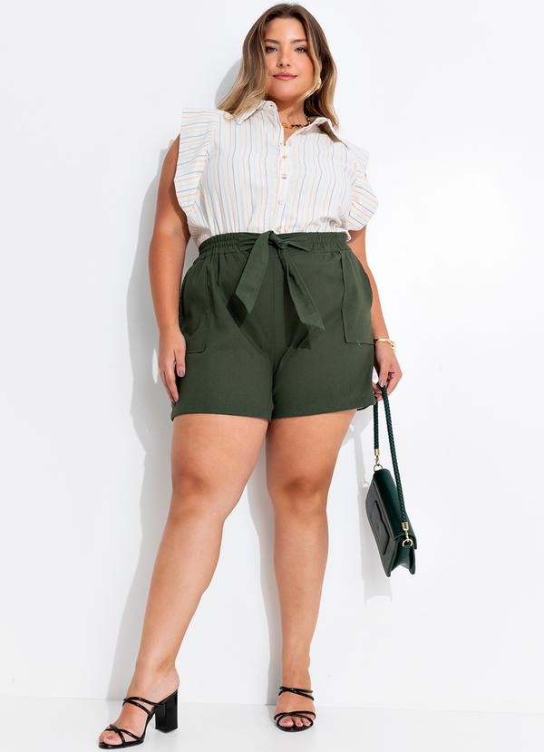 Quintess - Blusa Listrado Colorido em Cambraia 13