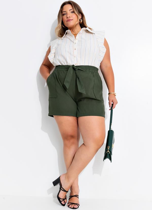 Quintess - Blusa Listrado Colorido em Cambraia 15