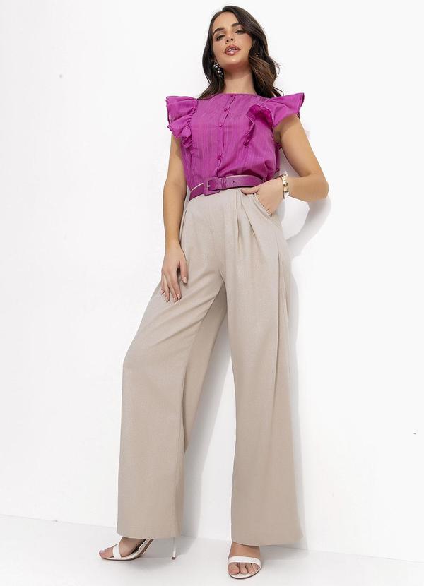 Quintess - Blusa Listrado Devorê em Tecido Plano Devorê 3