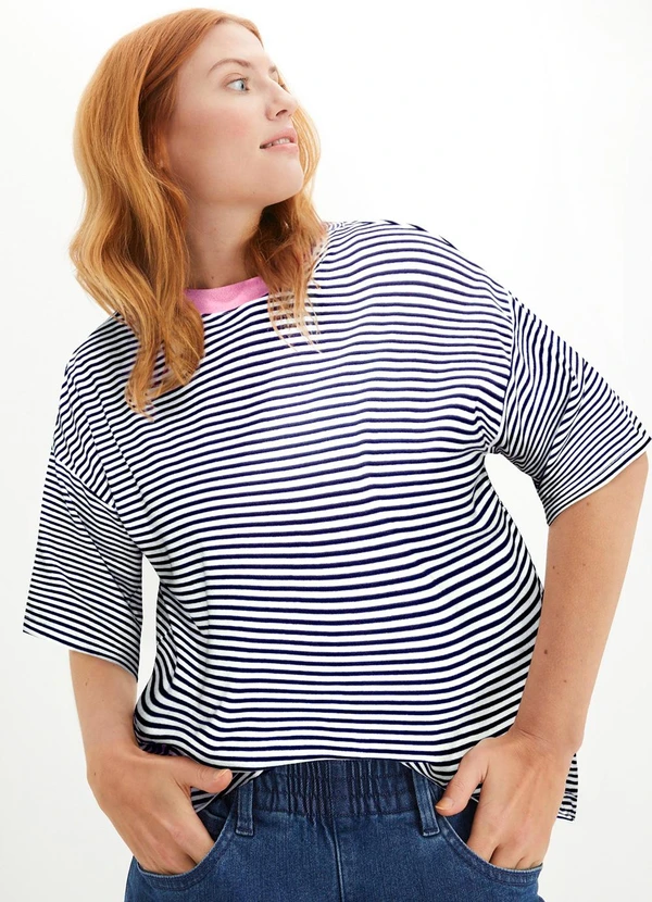 bonprix - Blusa Listrado em Malha