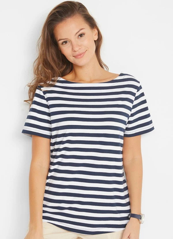 bonprix - Blusa Listrado em Meia Malha Listrada