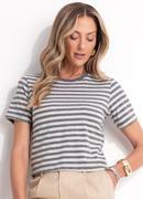 Blusa Listrado Mescla 