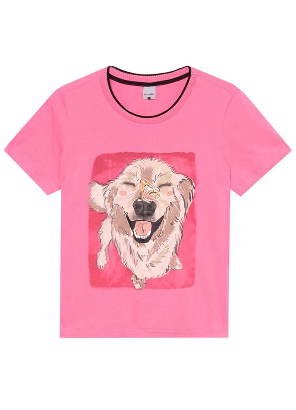 Malwee - Blusa Malha Feminina Rosa