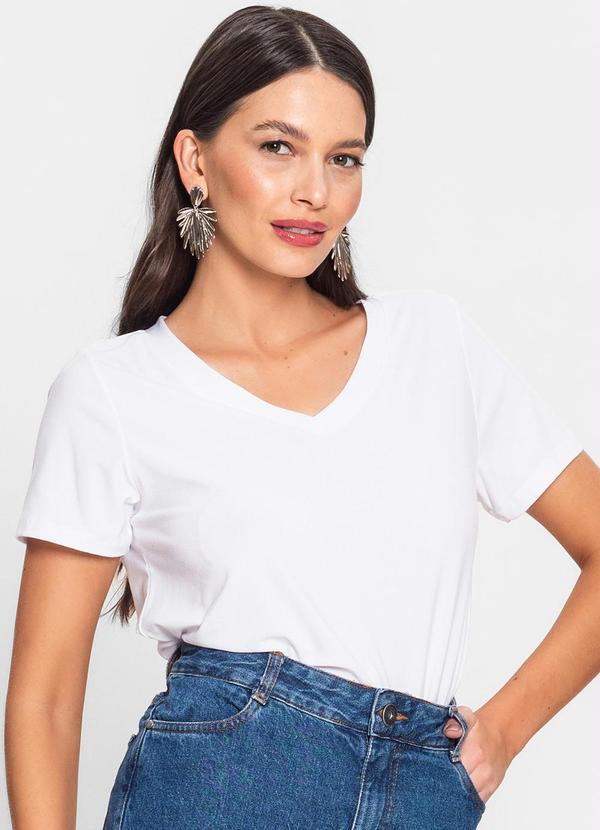 Rovitex - Blusa Malha Feminina Rovitex Branco