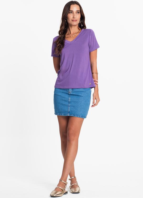Rovitex - Blusa Malha Feminina Roxo 3