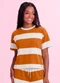 Angel - Blusa Malha Piquet Marrom - variação: Marrom