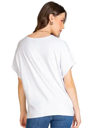 Select - Blusa Malha Visco Premiere Branco - SELECT