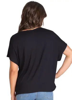 Select - Blusa Malha Visco Premiere Preto - SELECT