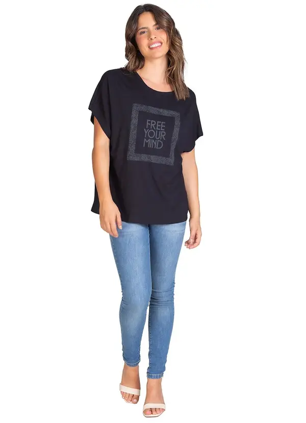 Select - Blusa Malha Visco Premiere Preto 3