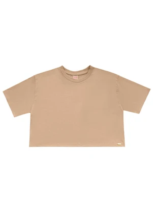 Angel - Blusa Malhao Basic Bege - ANGEL