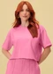 Angel - Blusa Malhao Basic Rosa - variação: Rosa