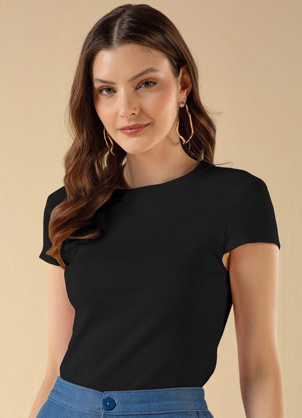 Use Modo - Blusa Manga Copinho Preto