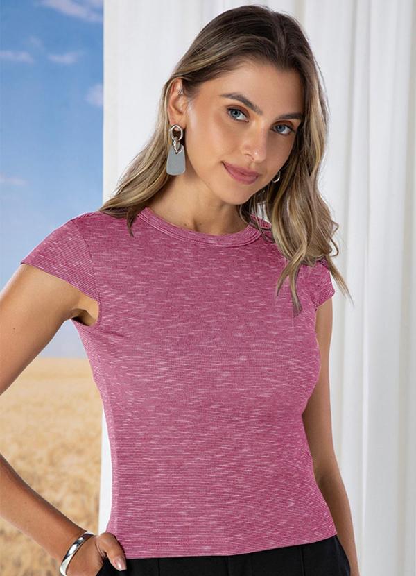 Use Modo - Blusa Manga Copinho Rosa