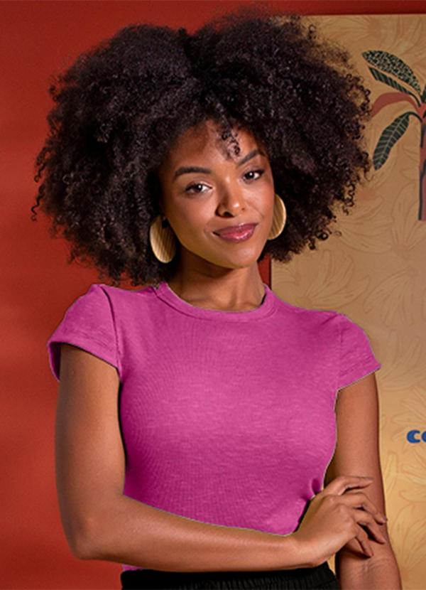 Use Modo - Blusa Manga Copinho Roxo