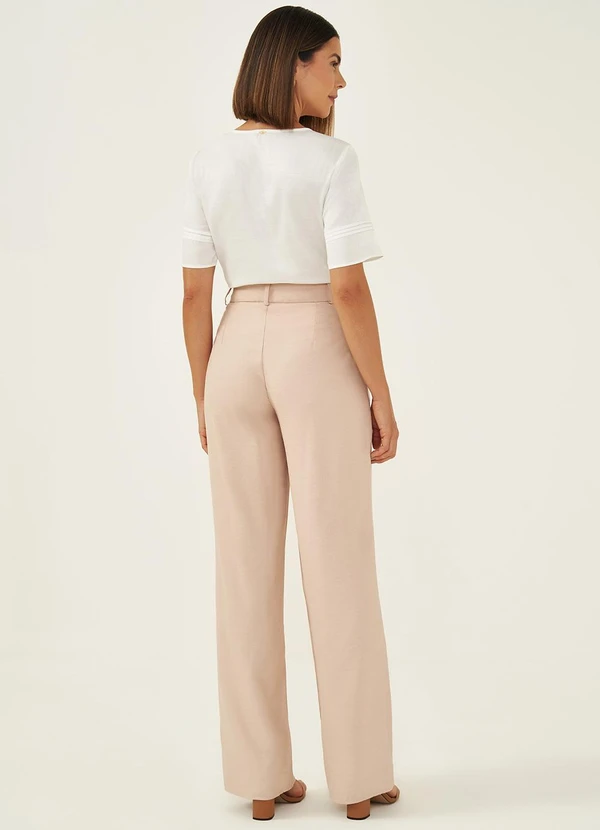 Principessa - Blusa Manga Curta Acetinada Off White Raiany 4