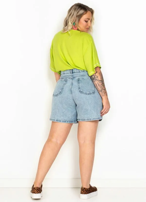 Colcci - Blusa Manga Curta de Viscose Verde 10