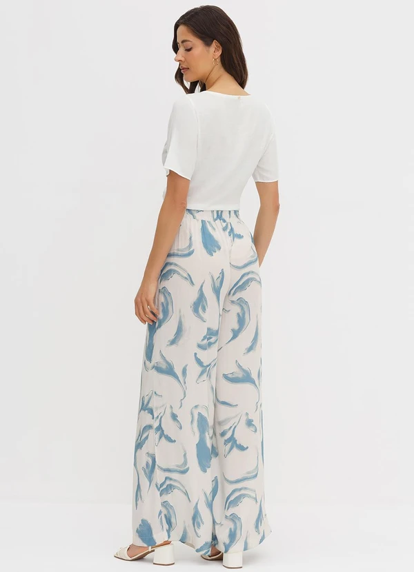 Principessa - Blusa Manga Curta em Viscose Off White Marli 4