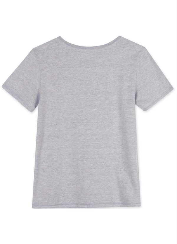 Pakalolo - Blusa Manga Curta Feminina Cinza 4